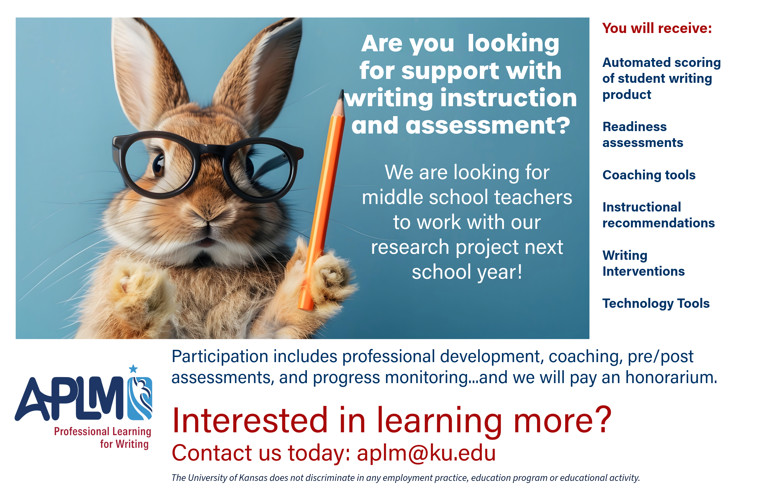 Interested in working on our research project?