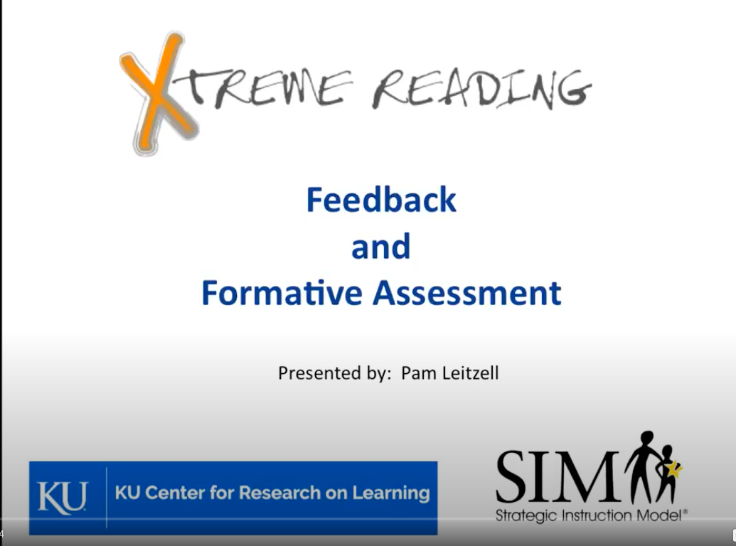 Feedback and Formative Assessment