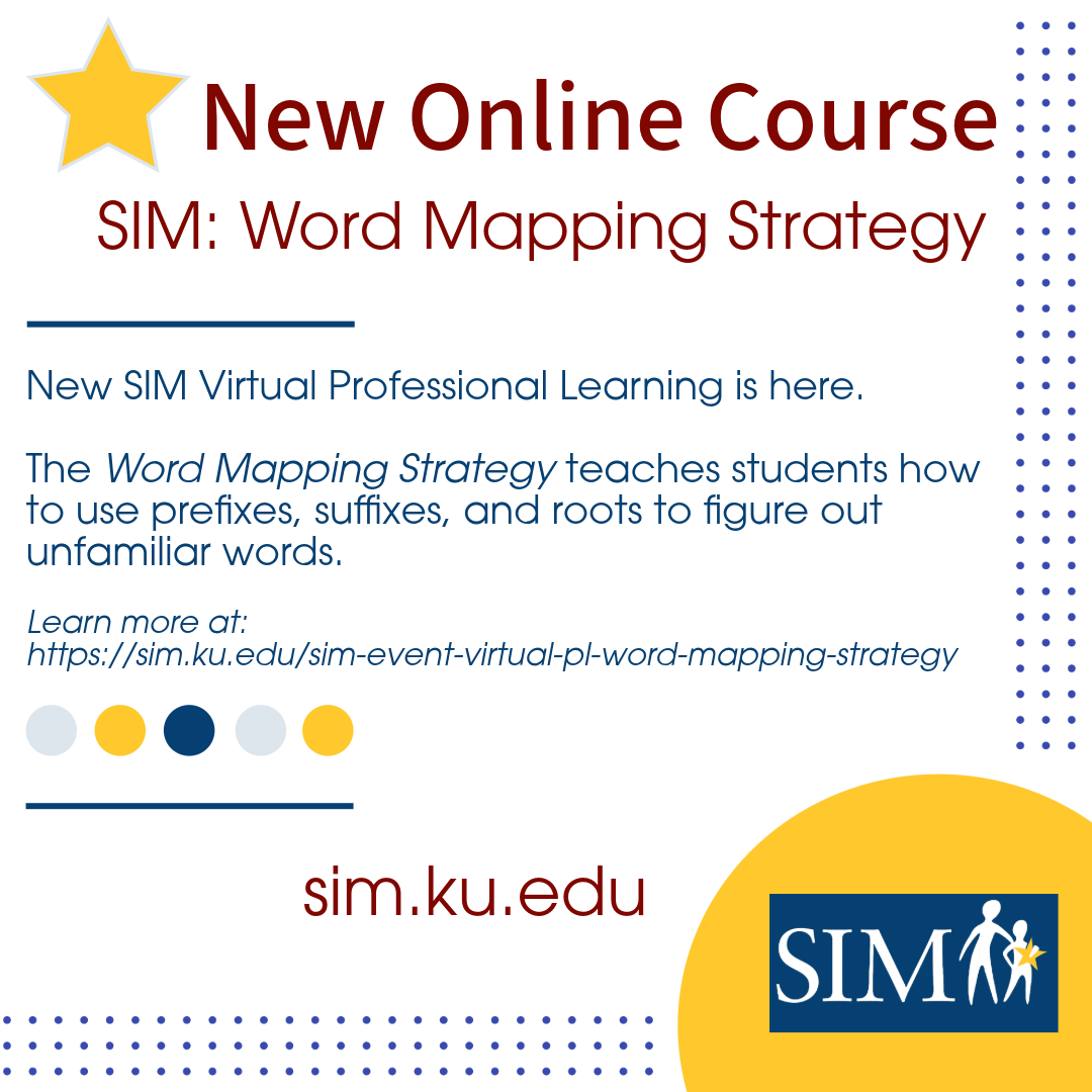 New online course - word mapping