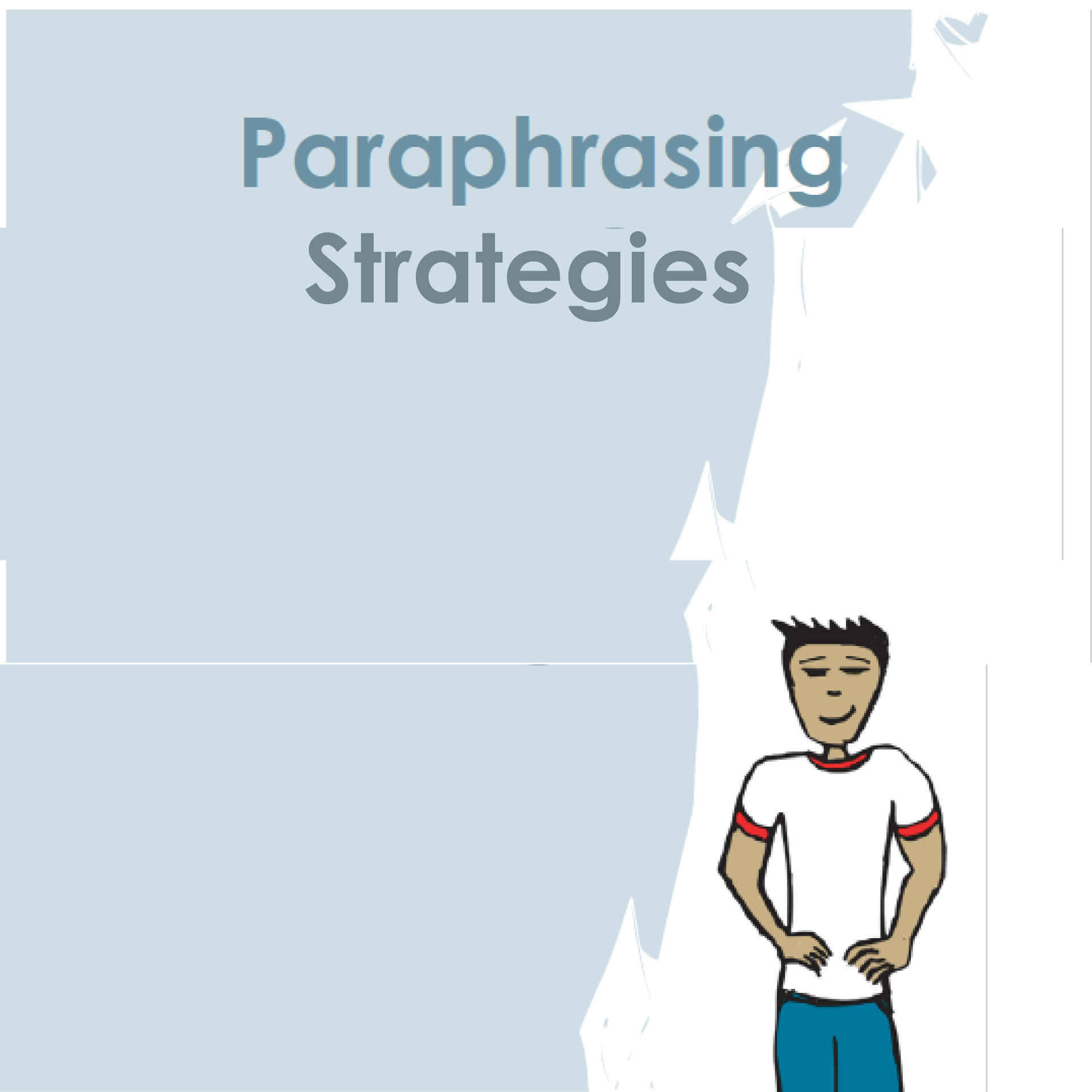 Paraphrasing Straegies