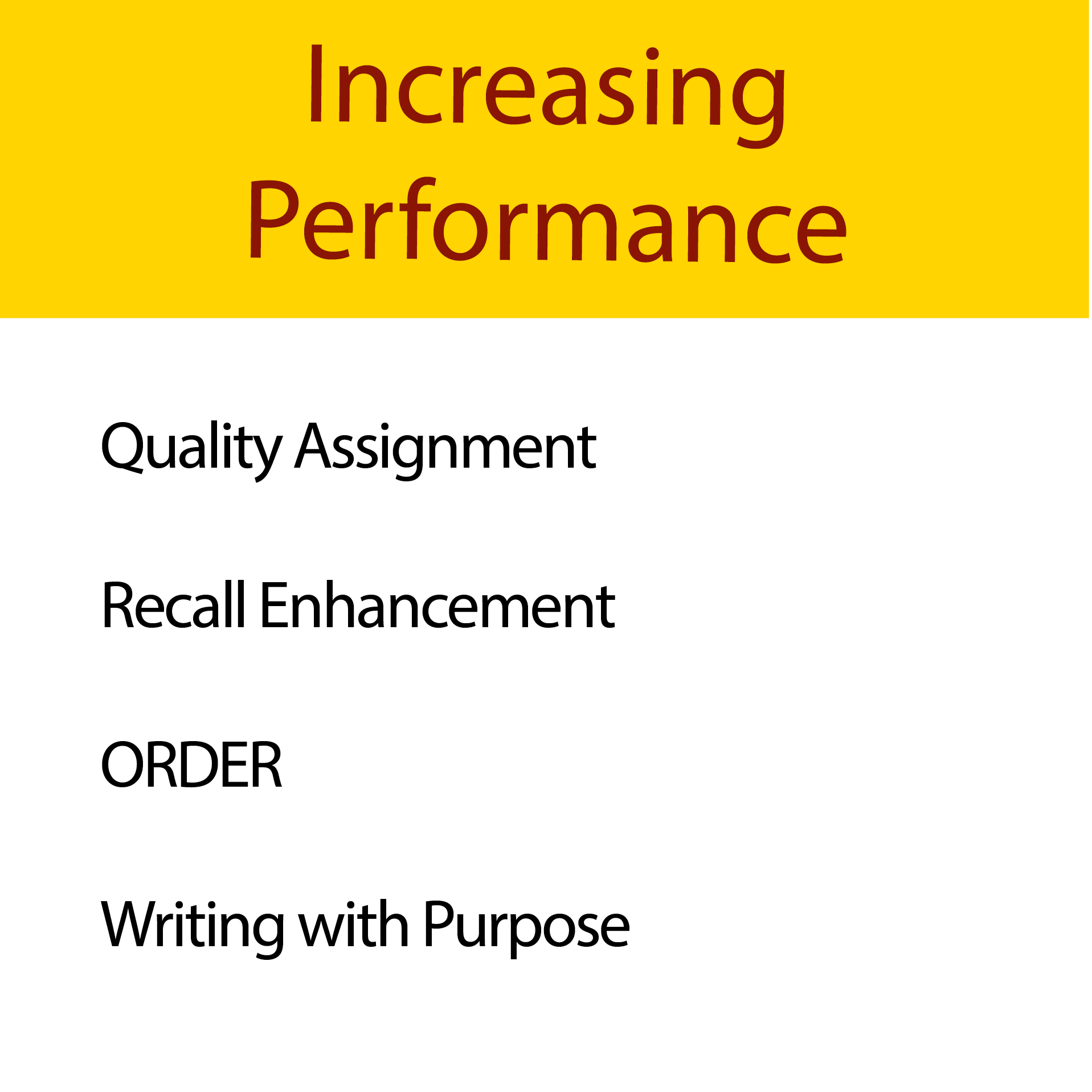 Performance Routines