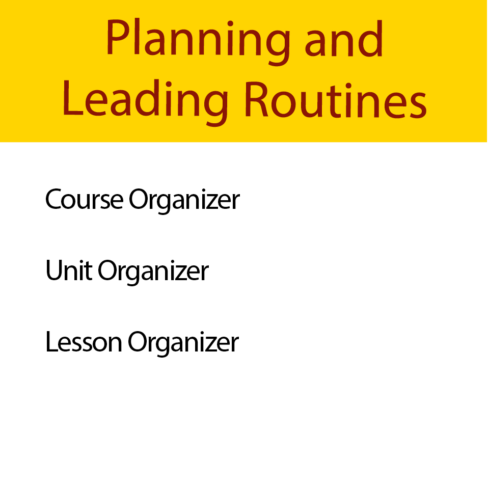 Planning and Leading