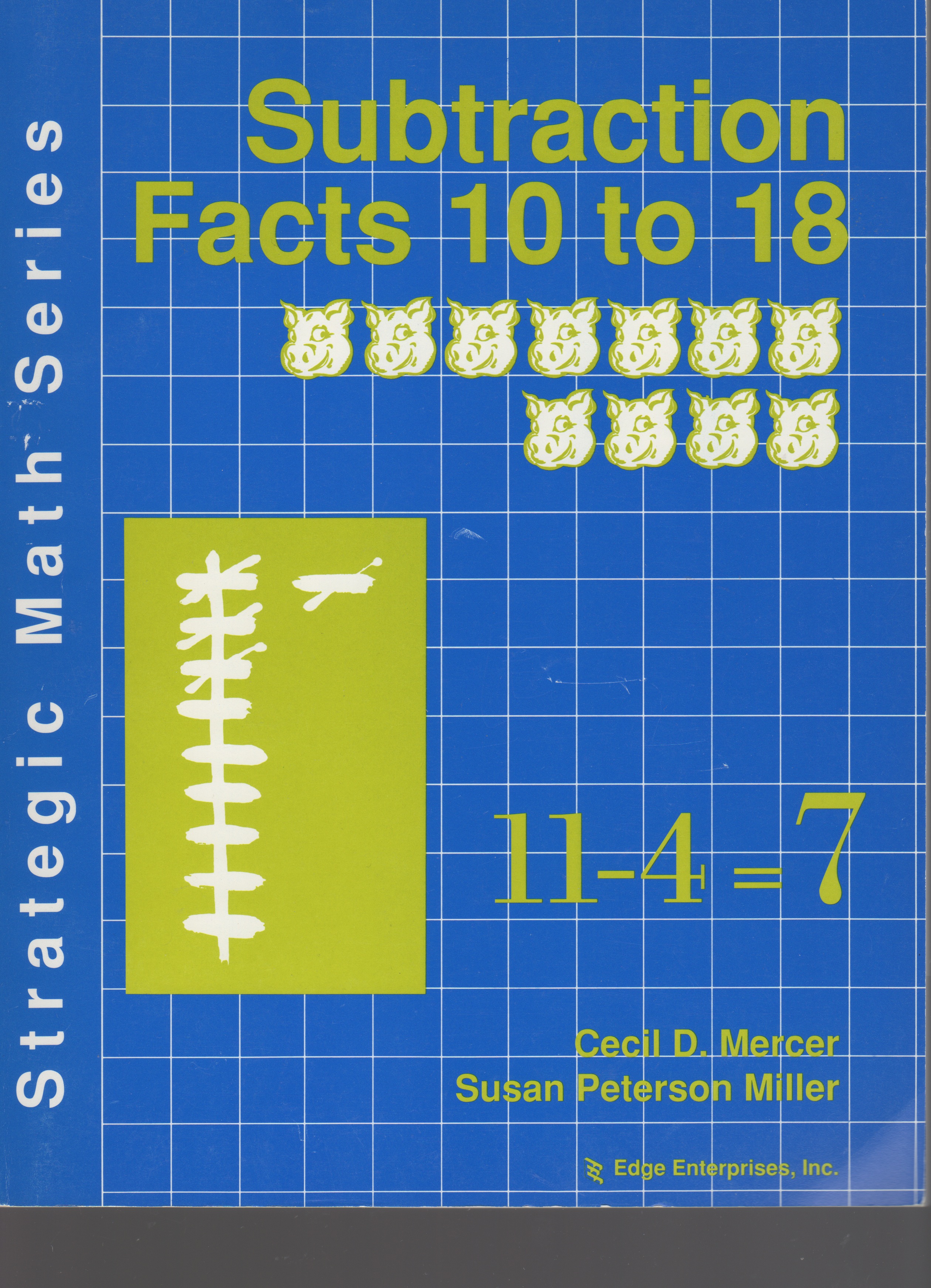 Subtraction Facts 10 to 18